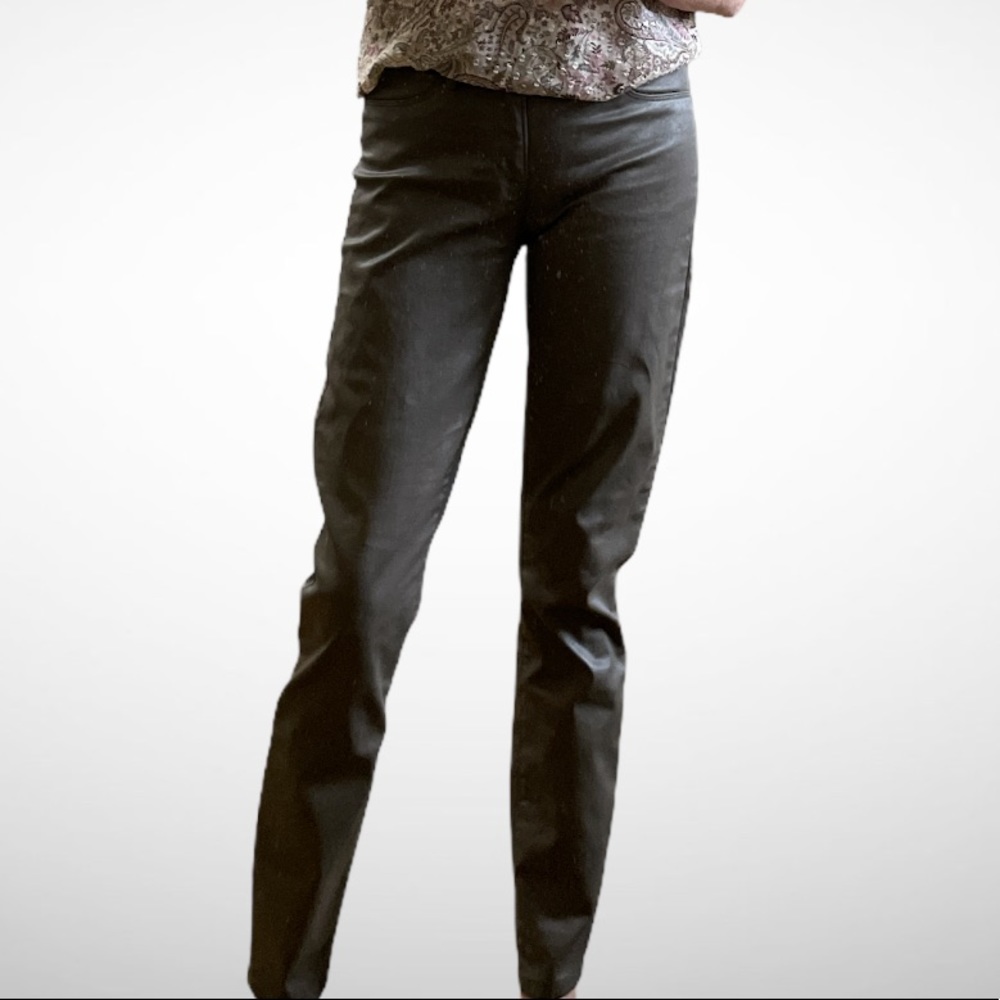 Banana Republic Waxed Finish Khaki Jeans 26